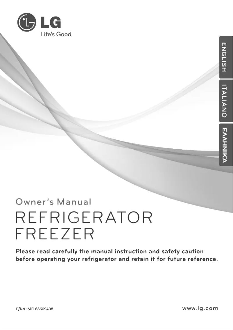 Page n°1 - Manuel utilisateur LG GTB583SEHM