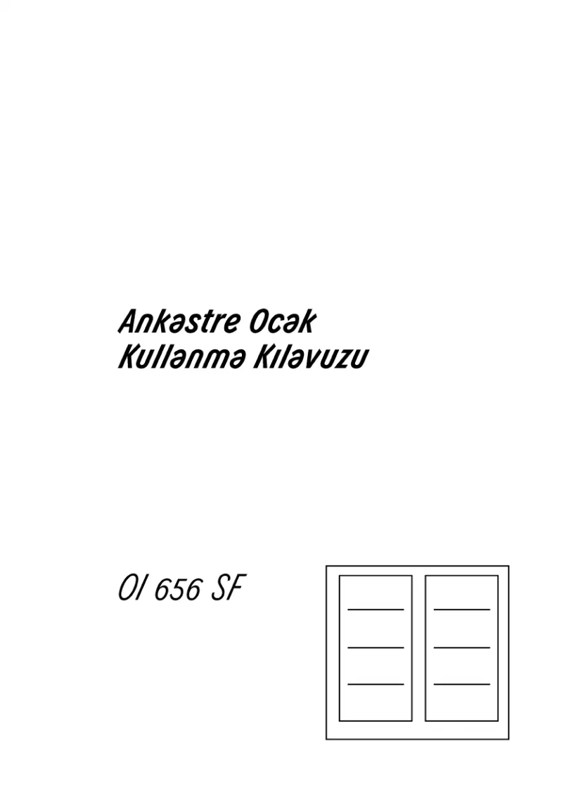 Page n°1 - Manuel utilisateur Arçelik OI 656 SF