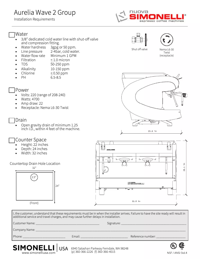 Image de la première page du manuel de l'appareil Aurelia Wave