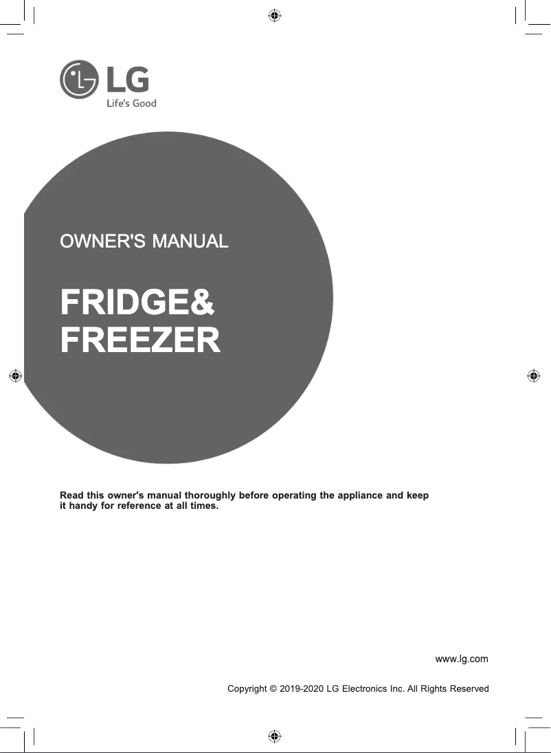 Image de la première page du manuel de l'appareil LM73SGS
