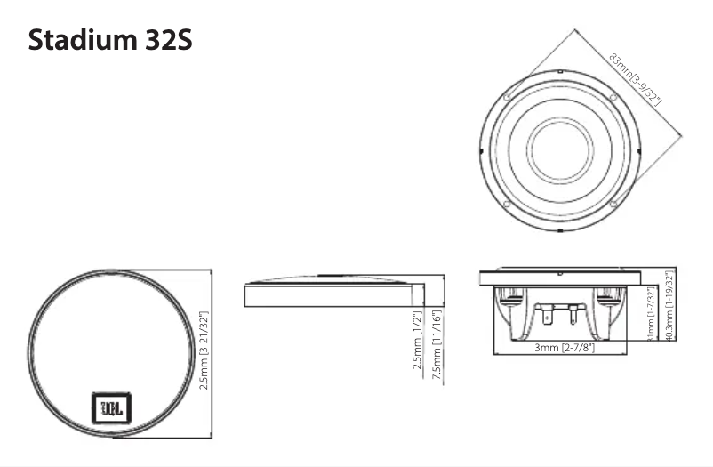 Image de la première page du manuel de l'appareil Stadium 32S