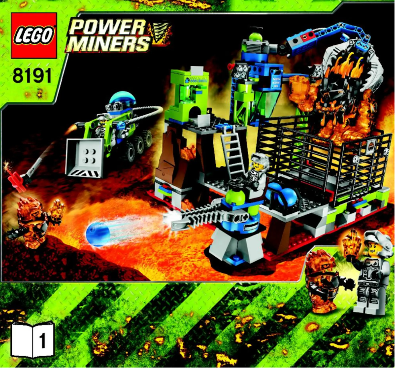 Page n°1 - Manuel utilisateur Lego Lavatraz