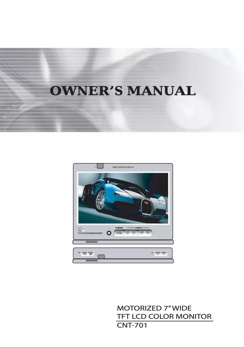 Page n°1 - Manuel utilisateur Camos CNT-701