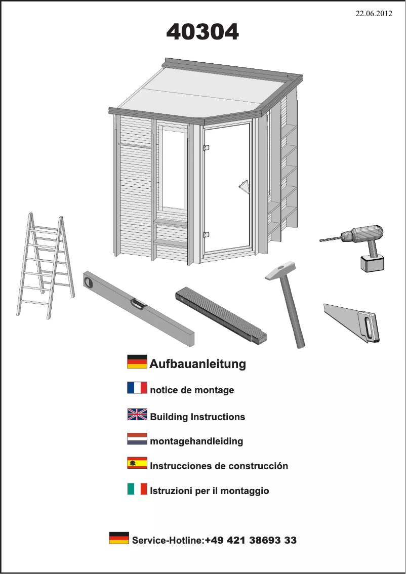 Image de la première page du manuel de l'appareil Cortona