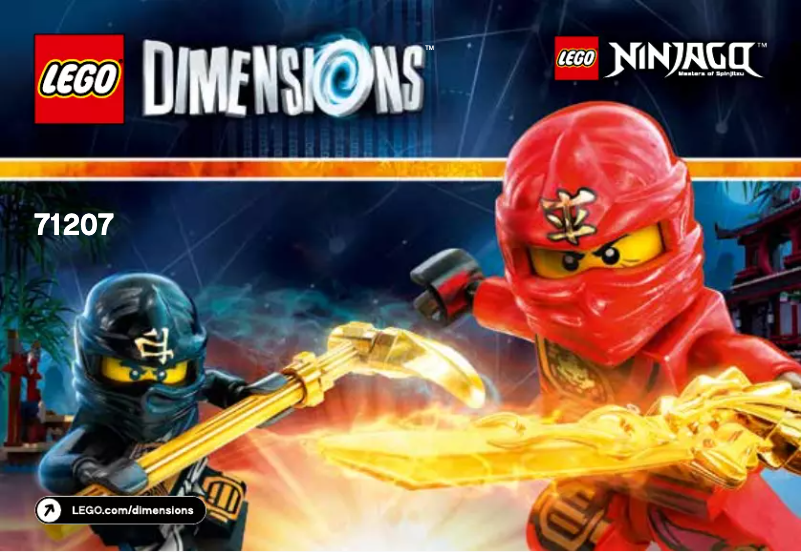 Page n°1 - Consignes visuelles Lego NINJAGO Team Pack 71207