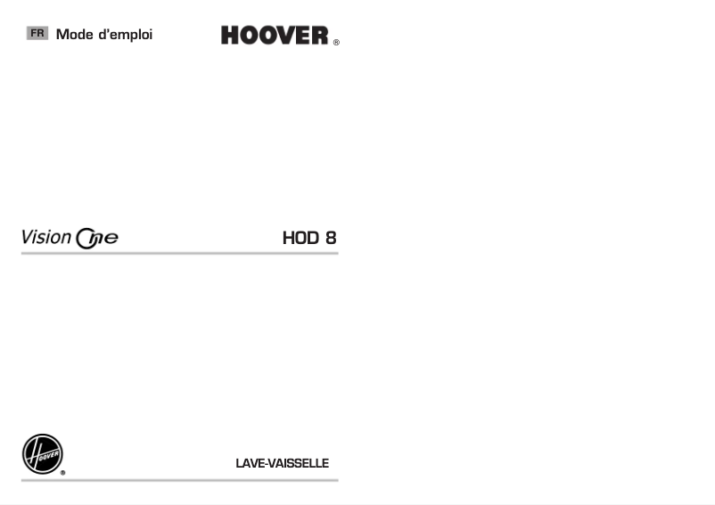 Page n°1 - Manuel utilisateur Hoover HOD 8-47