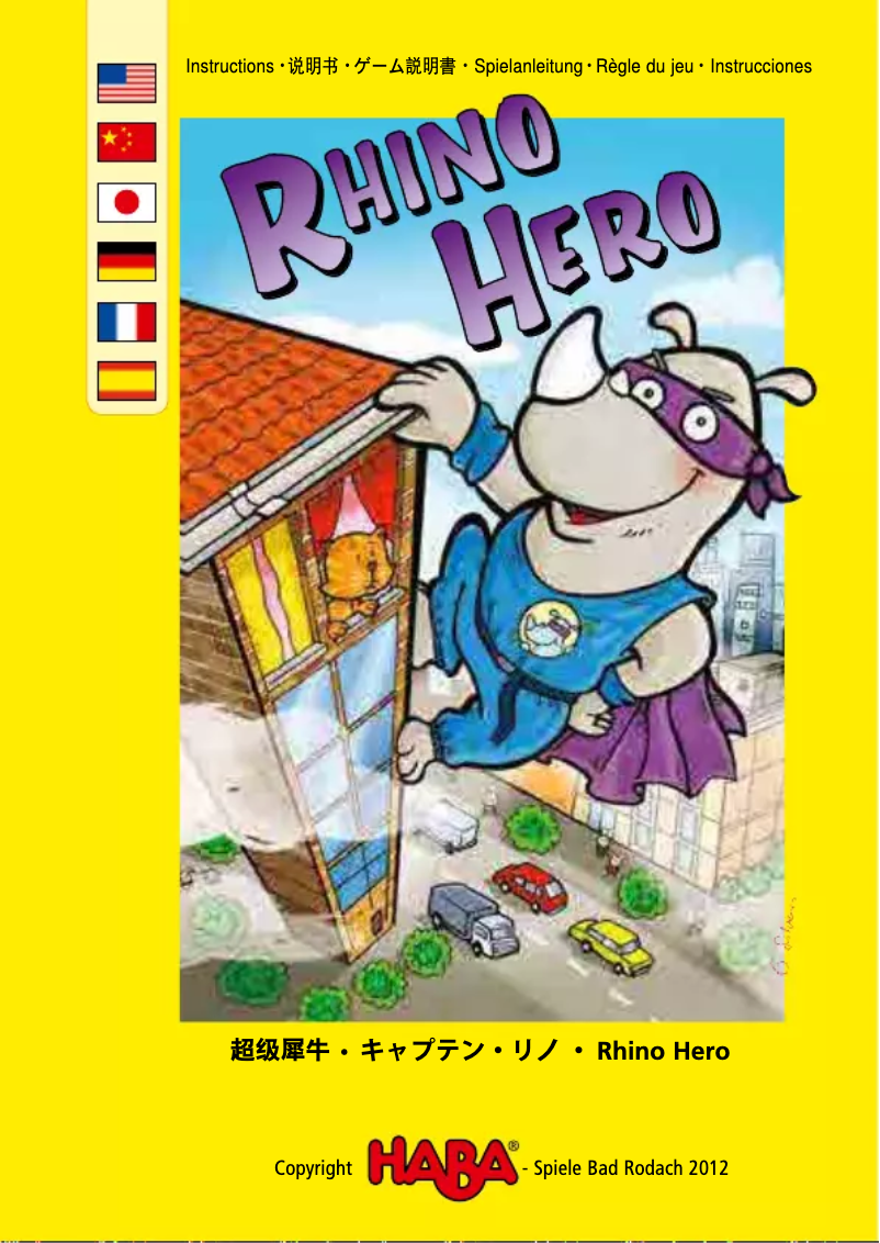 Page n°1 - Manuel utilisateur HABA Rhino Hero