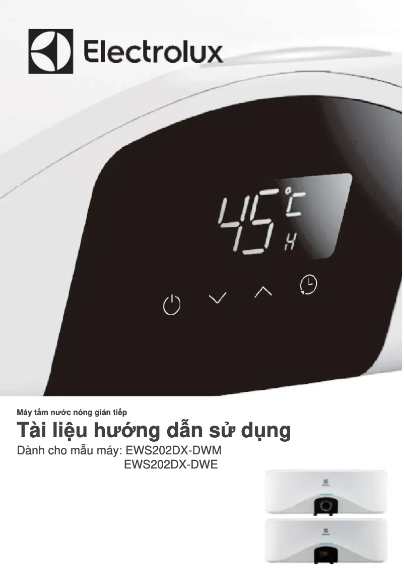 Page n°1 - Manuel utilisateur Electrolux EWS202DX-DWM