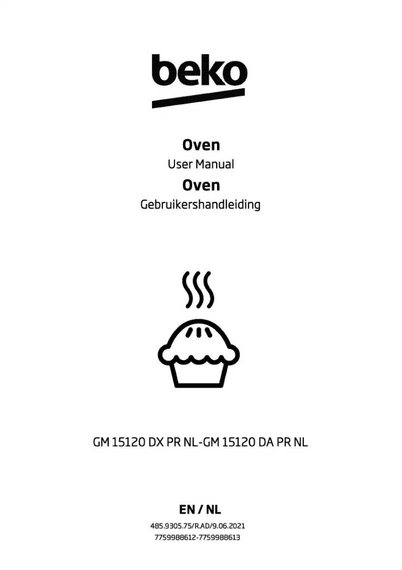 Page n°1 - Mode d'emploi Beko GM 15120 DA PR NL