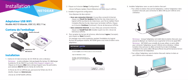 Image de la première page du manuel de l'appareil A6210