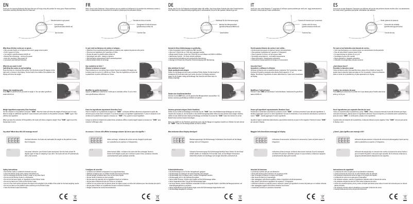 Page 1 de la notice Manuel utilisateur Brabantia Tasty+ Dynamo 122880