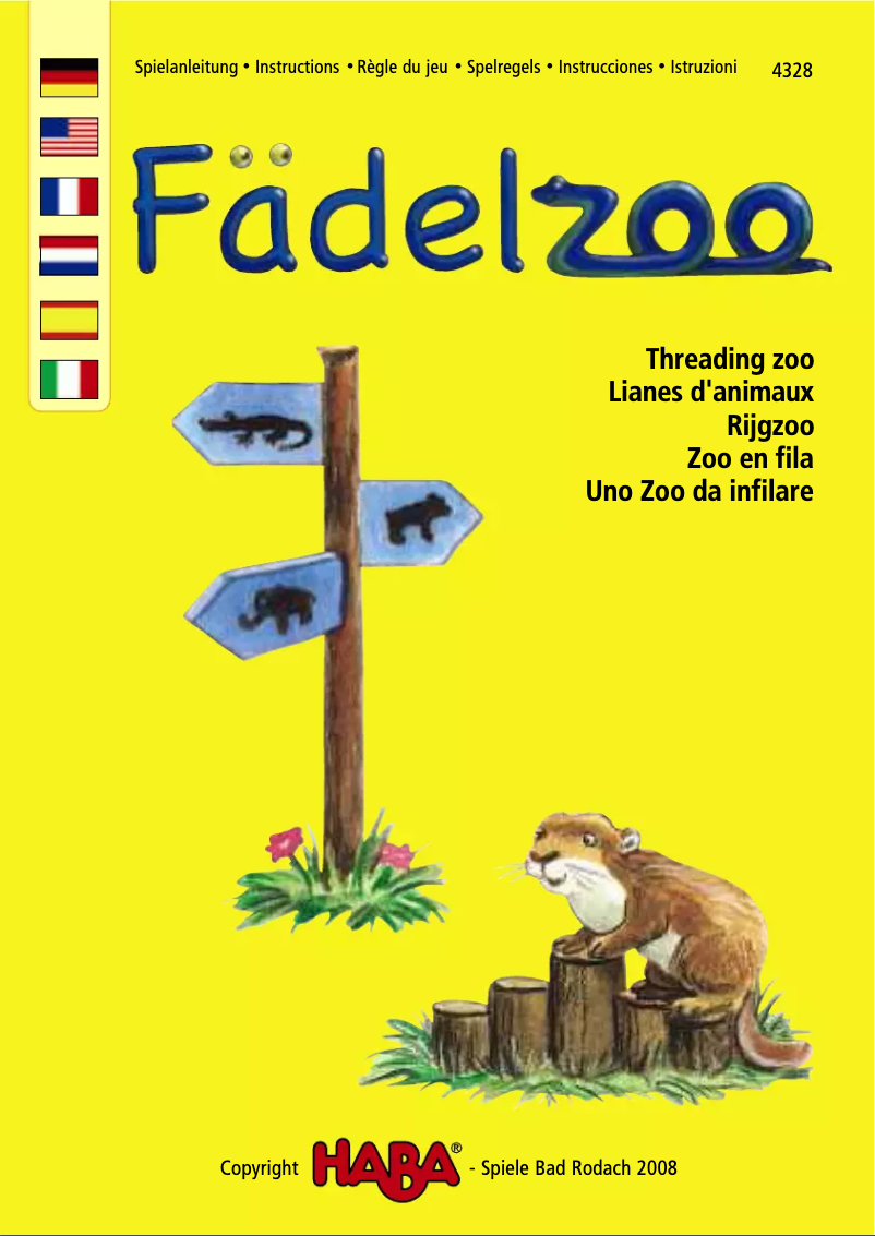 Page n°1 - Manuel utilisateur HABA Fädelzoo