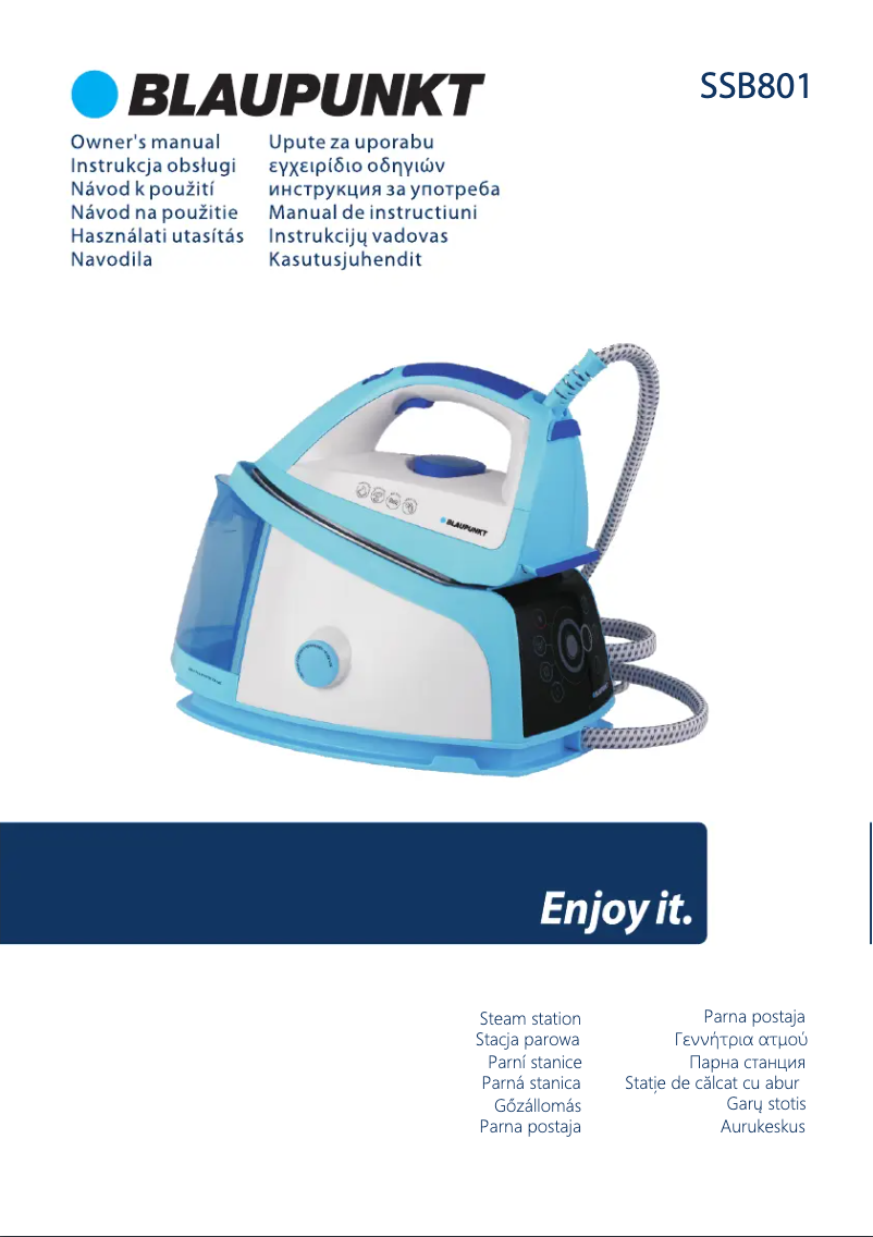 Page n°1 - Manuel utilisateur Blaupunkt SSB801