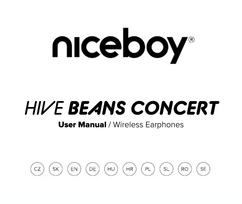 Page 1 de la notice Manuel utilisateur Niceboy HIVE Beans Concert