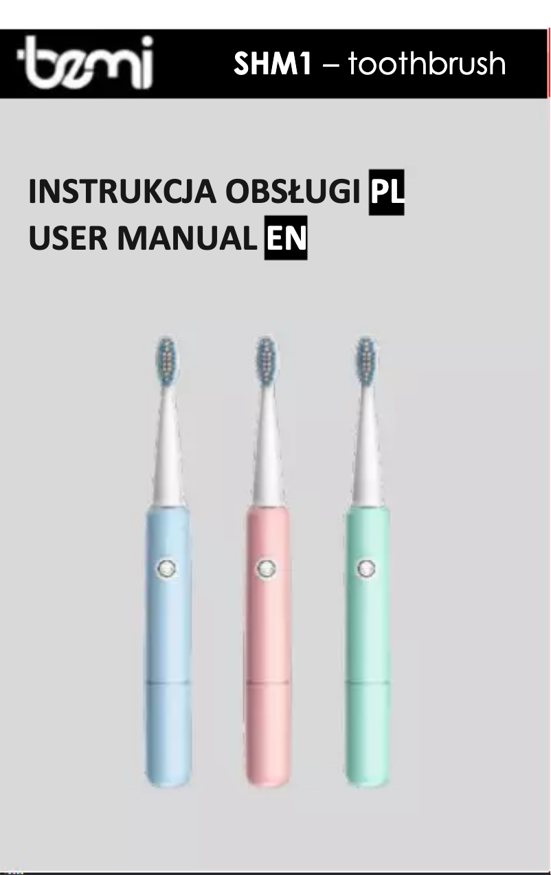 Image de la première page du manuel de l'appareil Shine Mini SHM1