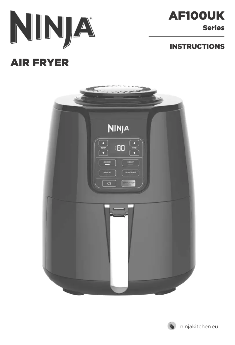 Image de la première page du manuel de l'appareil Air Fryer AF100UK
