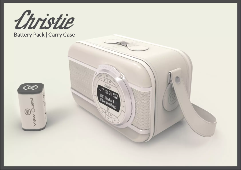 Image de la première page du manuel de l'appareil Christie Battery Pack