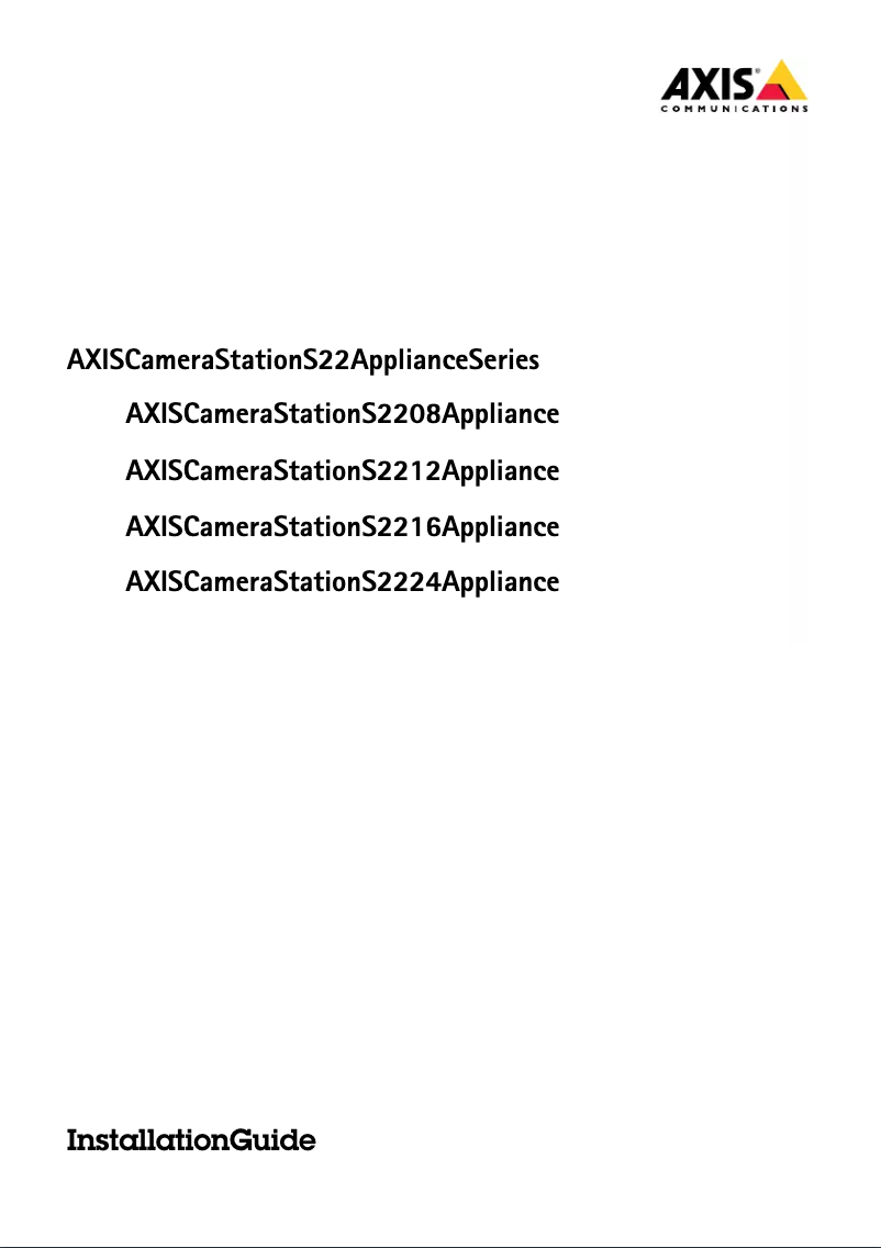 Image de la première page du manuel de l'appareil S2216