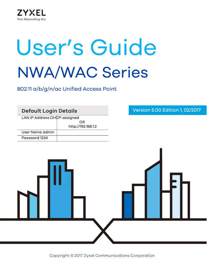 Page n°1 - Manuel utilisateur ZyXEL WAC5302D-S