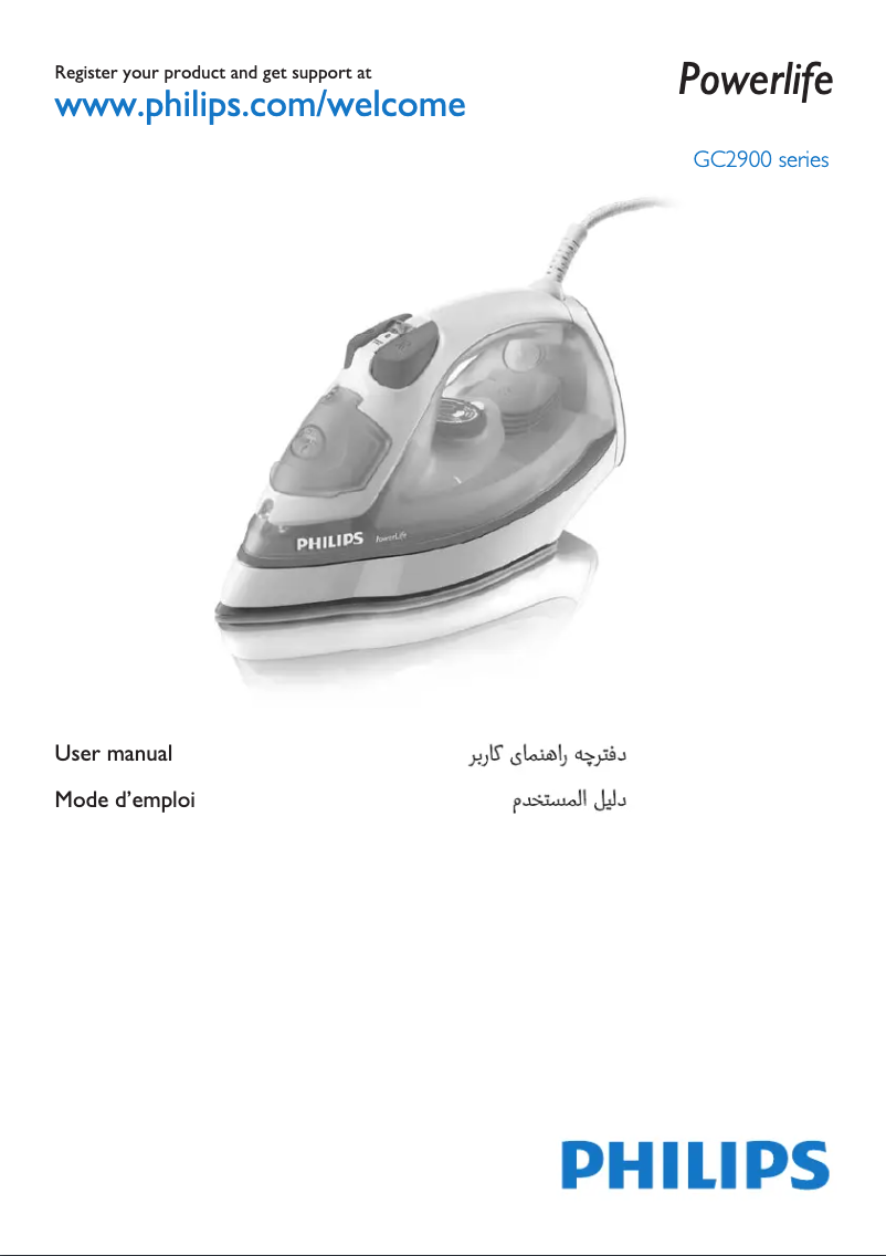 Page n°1 - Manuel utilisateur Philips PowerLife GC2965