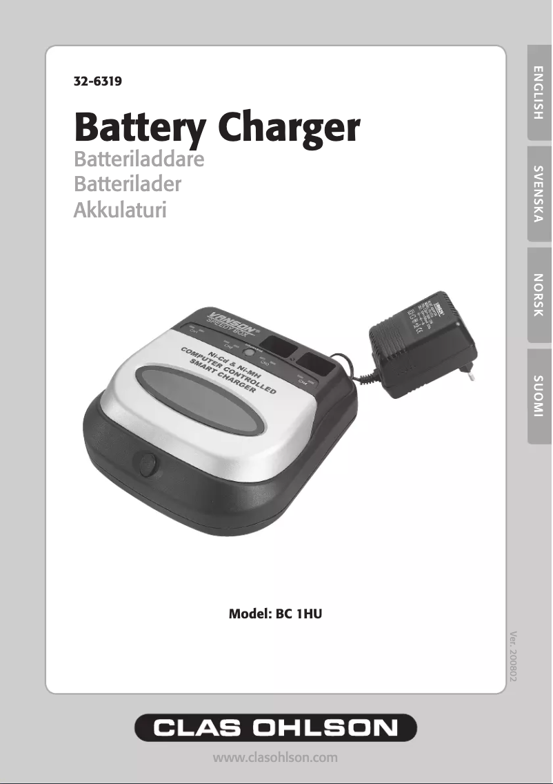 Página 1 del manual Manual de usuario Vanson BC-1HU