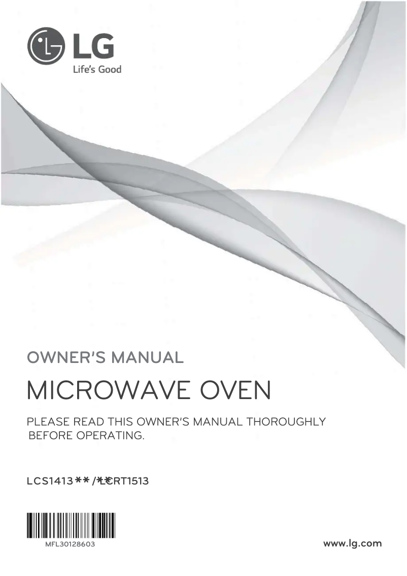 Página 1 del manual Manual de usuario LG LCS1413SB