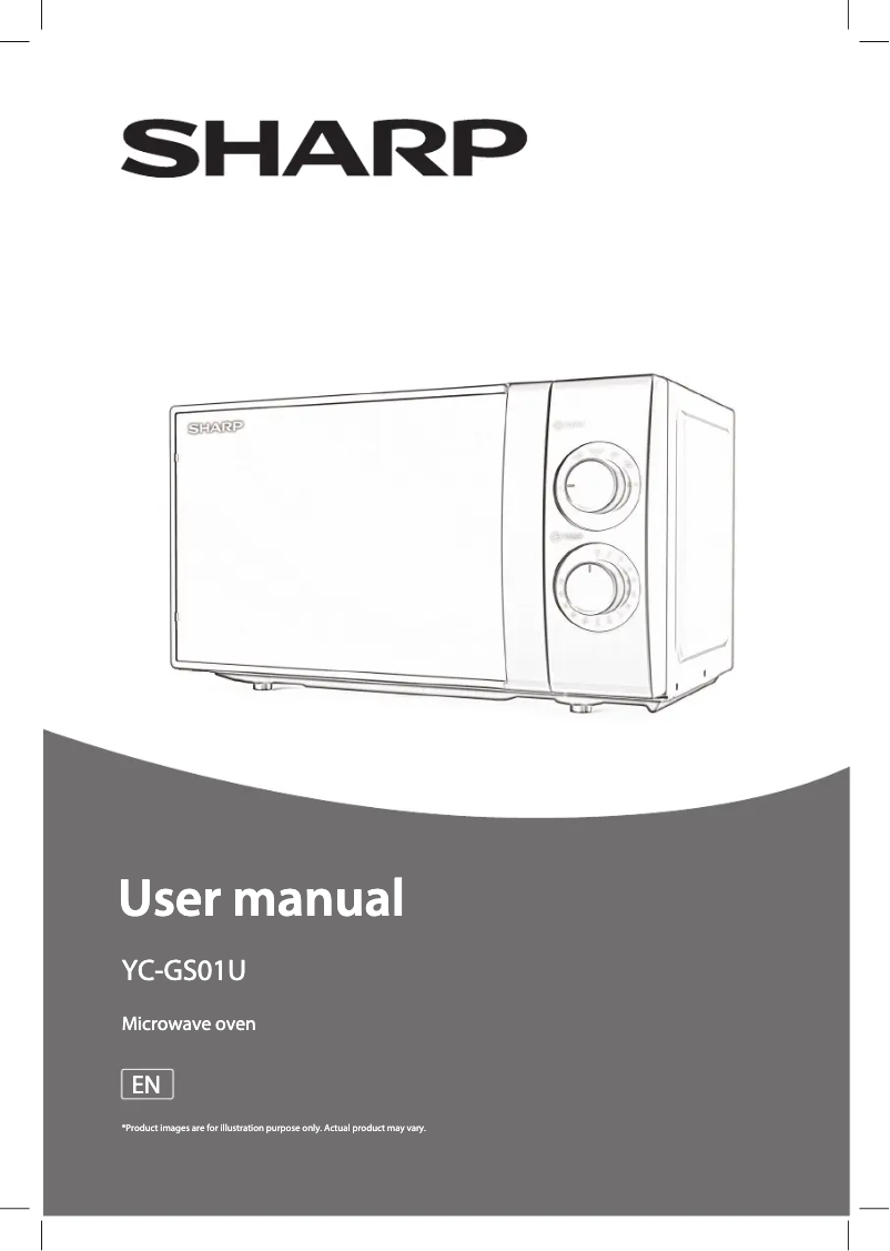 Page 1 de la notice Manuel utilisateur Sharp YC-GS01U