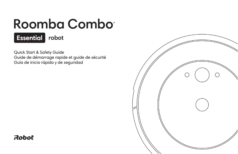 Image de la première page du manuel de l'appareil Roomba Combo 2 Essential