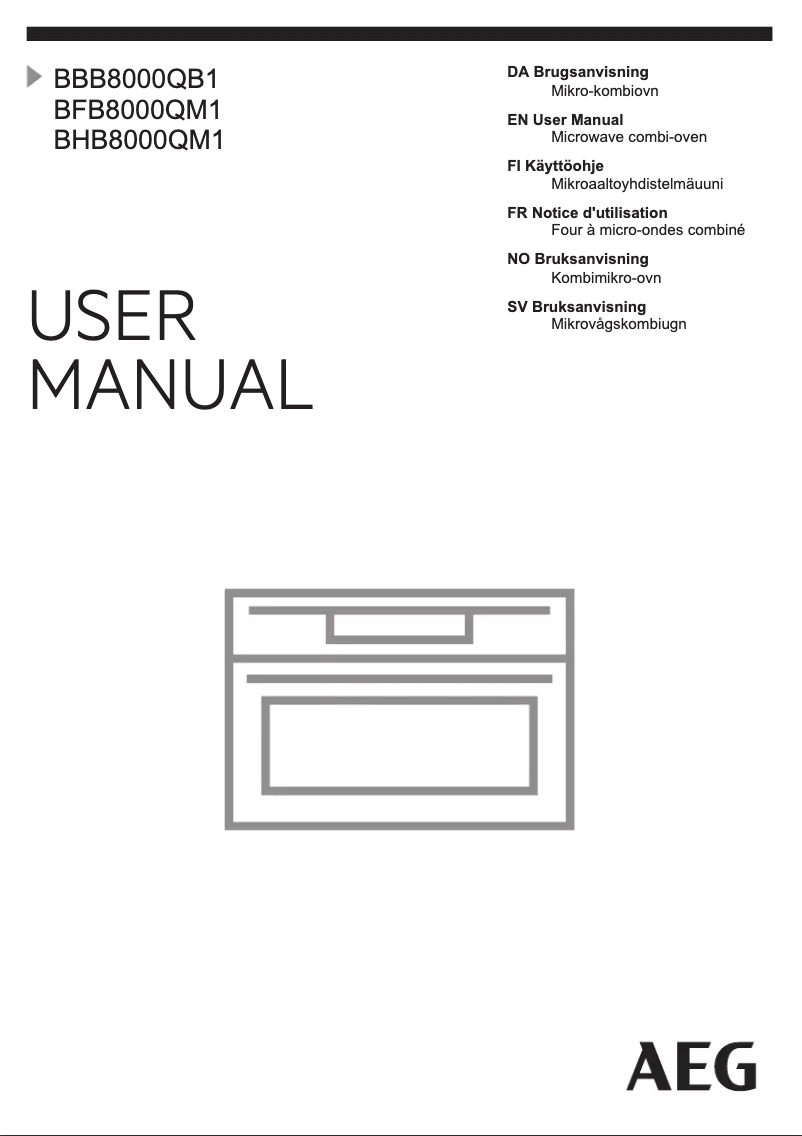 Page 1 de la notice Manuel utilisateur AEG BHB8000QM1