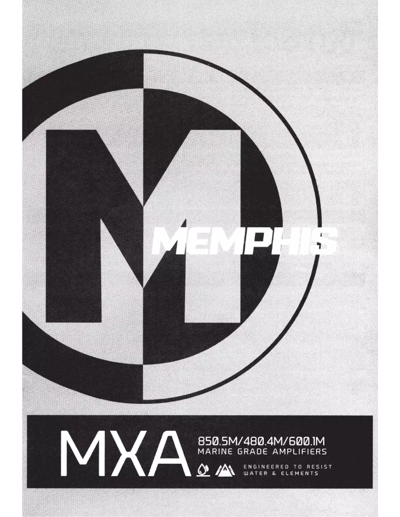 Page n°1 - Manuel utilisateur Memphis Audio MXA480.4M