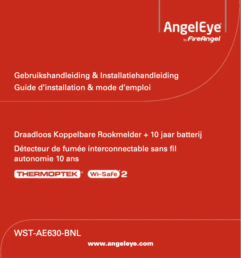 Page 1 de la notice Manuel utilisateur AngelEye WST-AE-630-BNLR