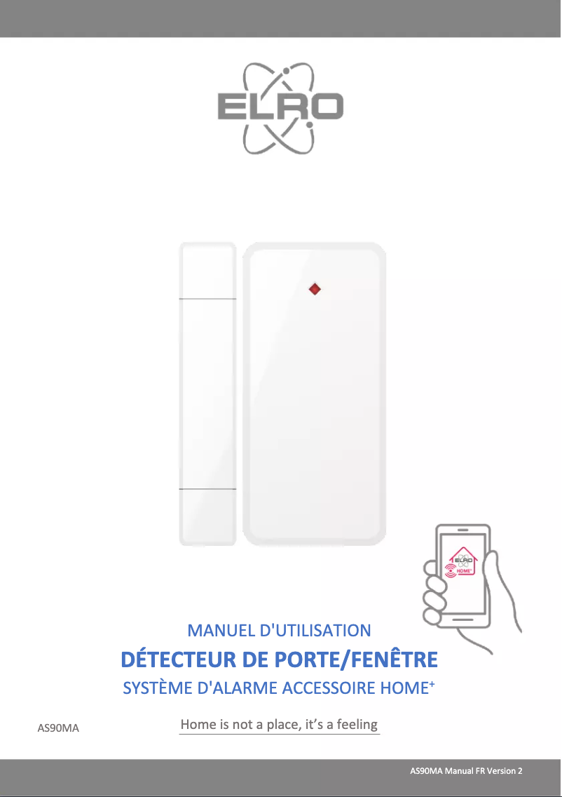 Page n°1 - Manuel utilisateur Elro AS90MA