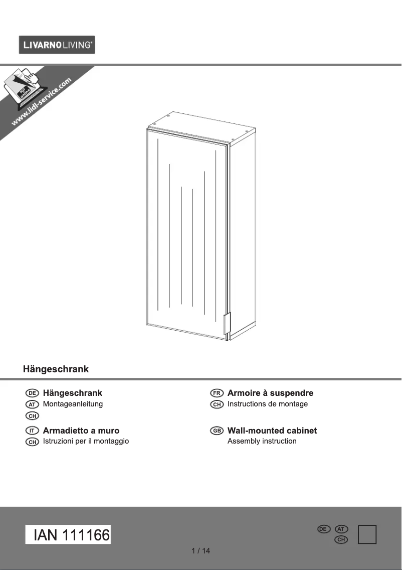 Image de la première page du manuel de l'appareil IAN 111166