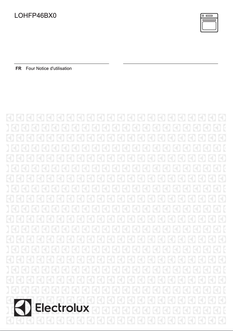 Page 1 de la notice Manuel utilisateur Electrolux LOHFP46BX0
