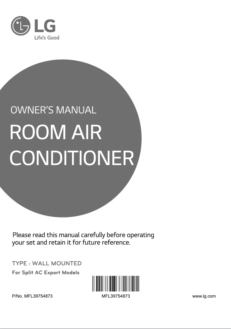 Page 1 de la notice Manuel utilisateur LG NSNC096E7K0
