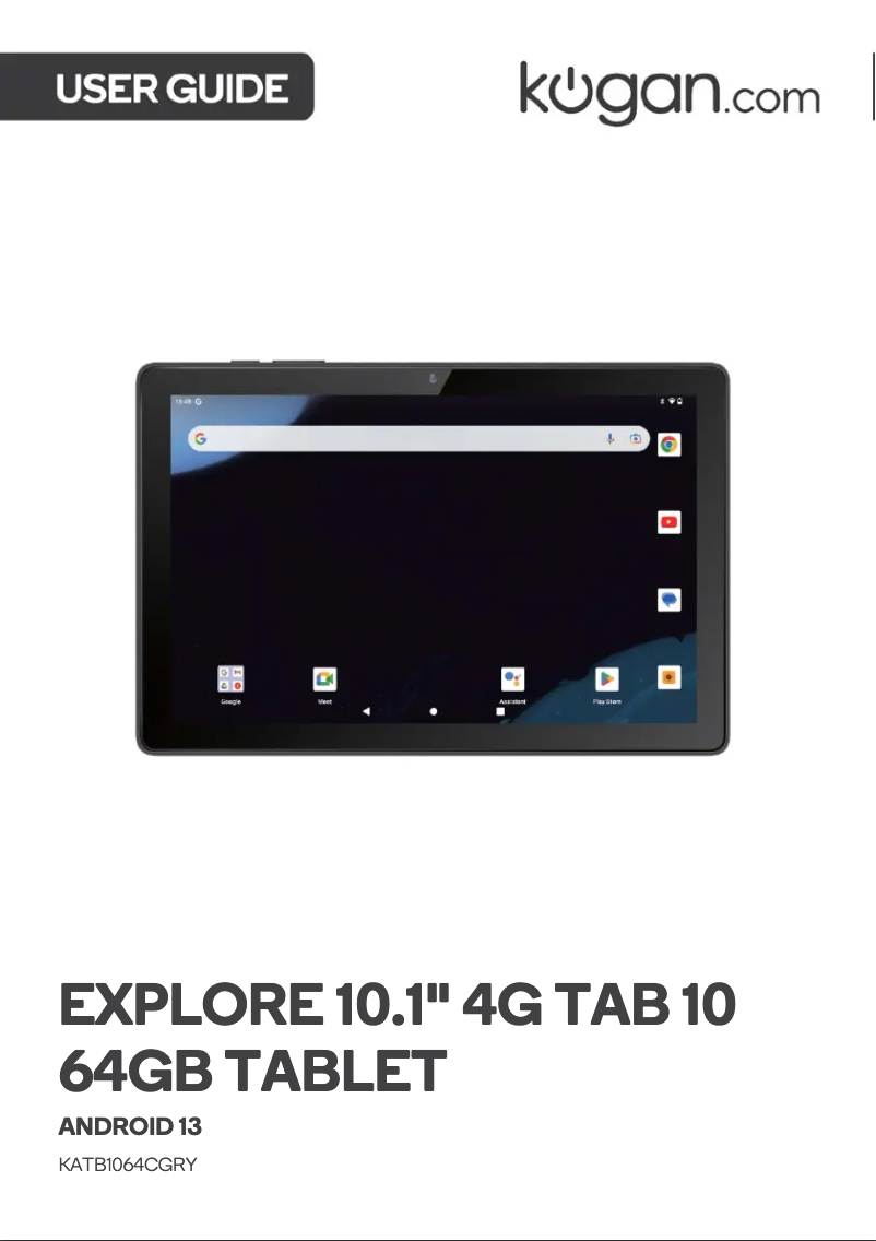 Page n°1 - Manuel utilisateur Kogan KATB1064CGRY