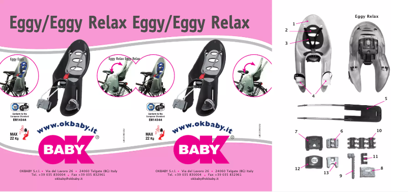 Page n°1 - Manuel utilisateur OKBABY Eggy Relax