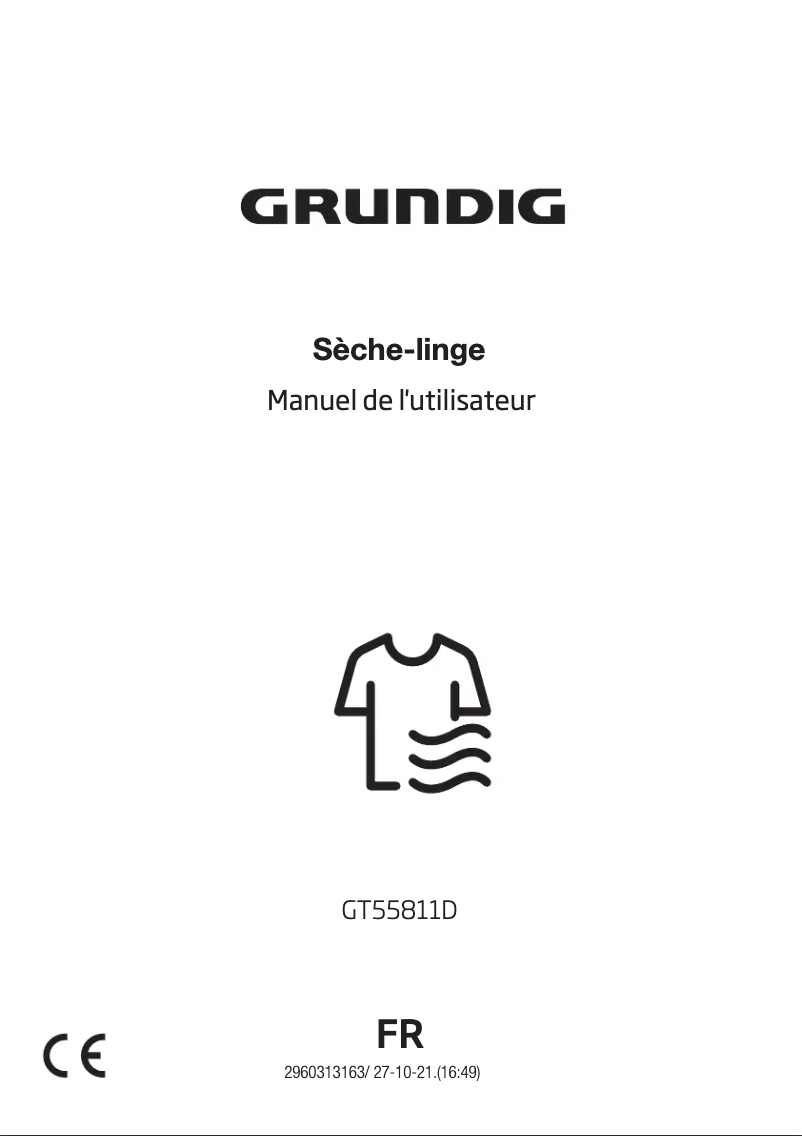 Página 1 del manual Manual de usuario Grundig GT 55811 D