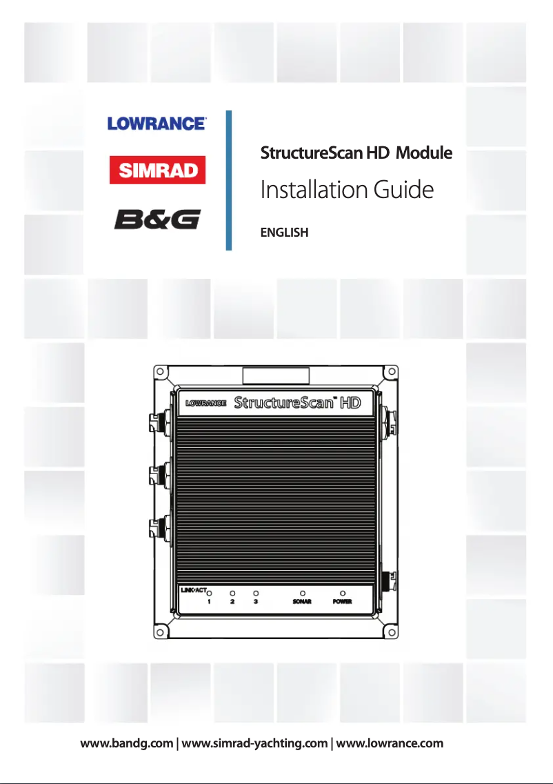 Page 1 de la notice Manuel utilisateur Simrad StructureScan HD Module