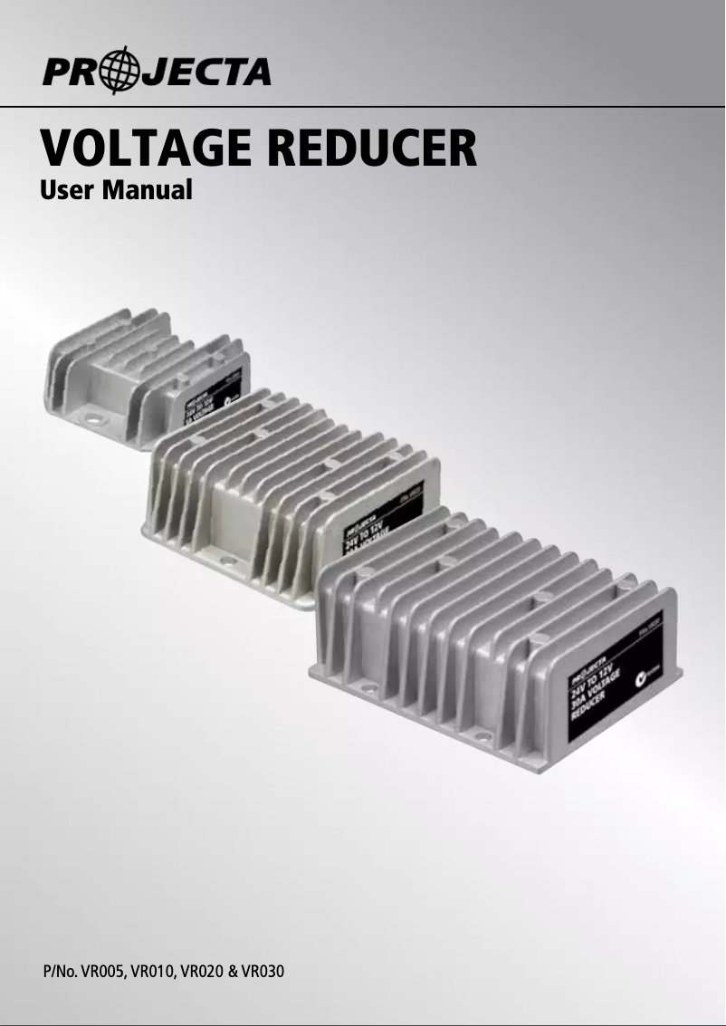 Image de la première page du manuel de l'appareil VR030