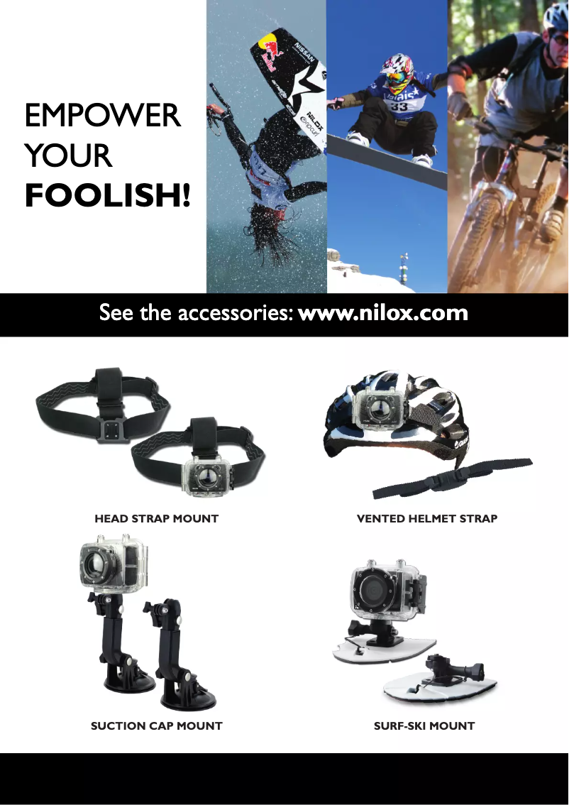 Page 1 de la notice Manuel utilisateur Nilox Foolish Special