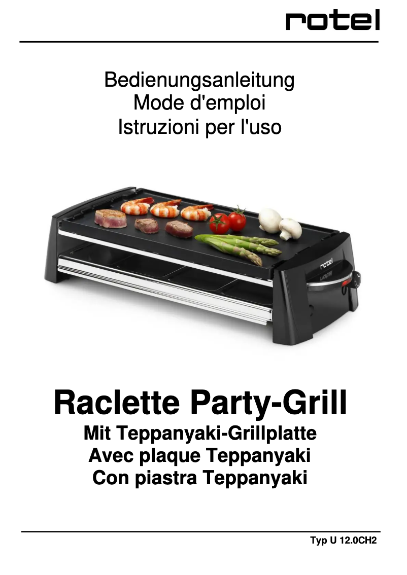 Page 1 de la notice Manuel utilisateur Rotel U 12.0CH2