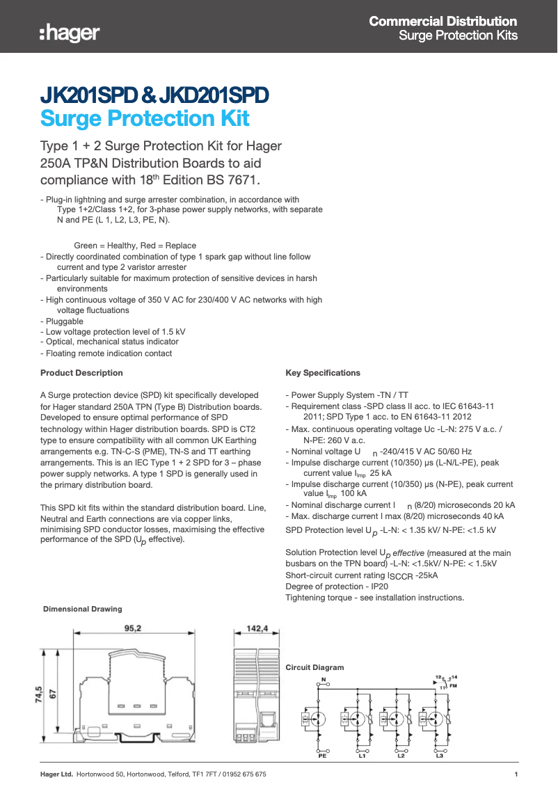 Image de la première page du manuel de l'appareil JK201SPD