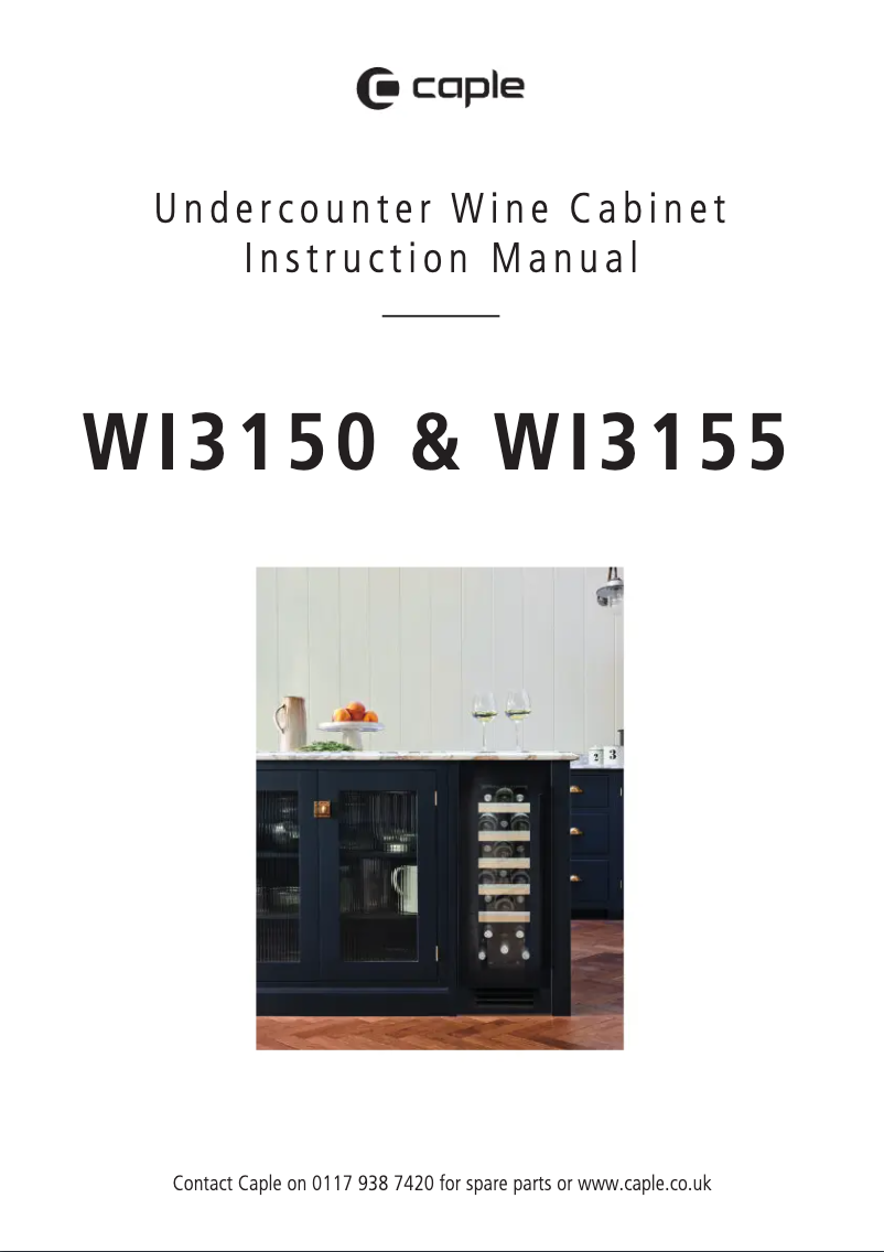 Page n°1 - Manuel utilisateur Caple Wi3155BG