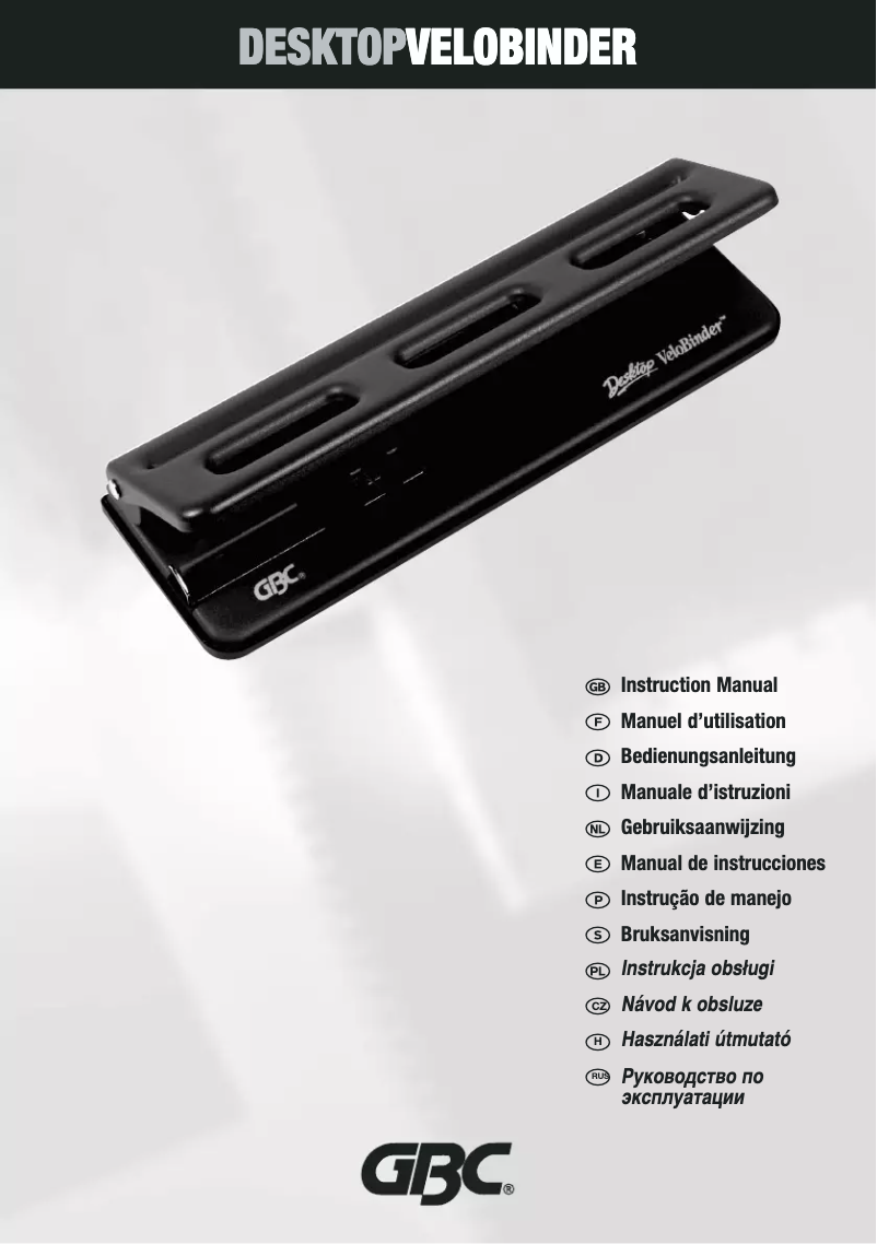 Page 1 de la notice Manuel utilisateur GBC 9707121