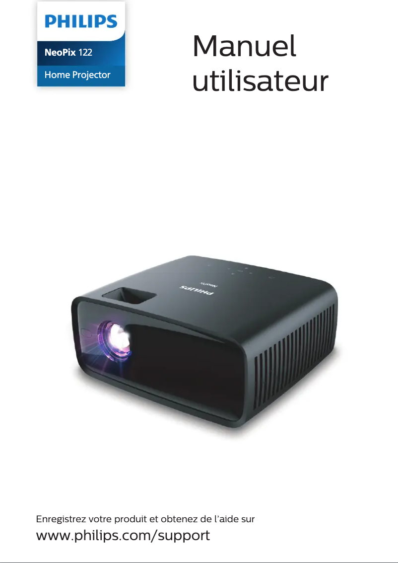 Page 1 de la notice Manuel utilisateur Philips NeoPix 122 NPX122
