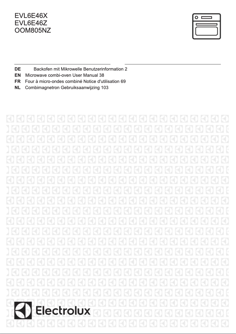 Image de la première page du manuel de l'appareil EVL6E46Z