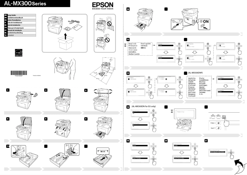 Page n°1 - Manuel utilisateur Epson WorkForce AL-MX300