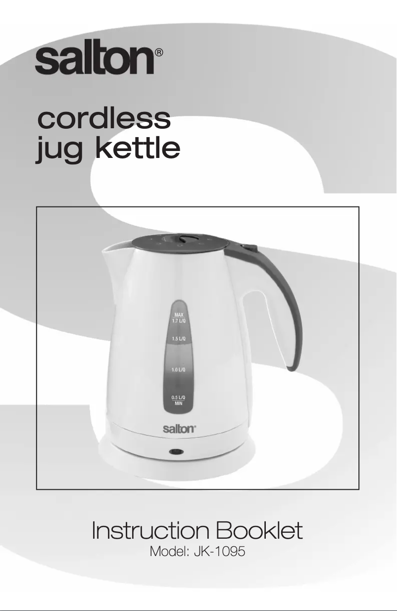 Imagen de la primera página del manual del dispositivo JK-1095