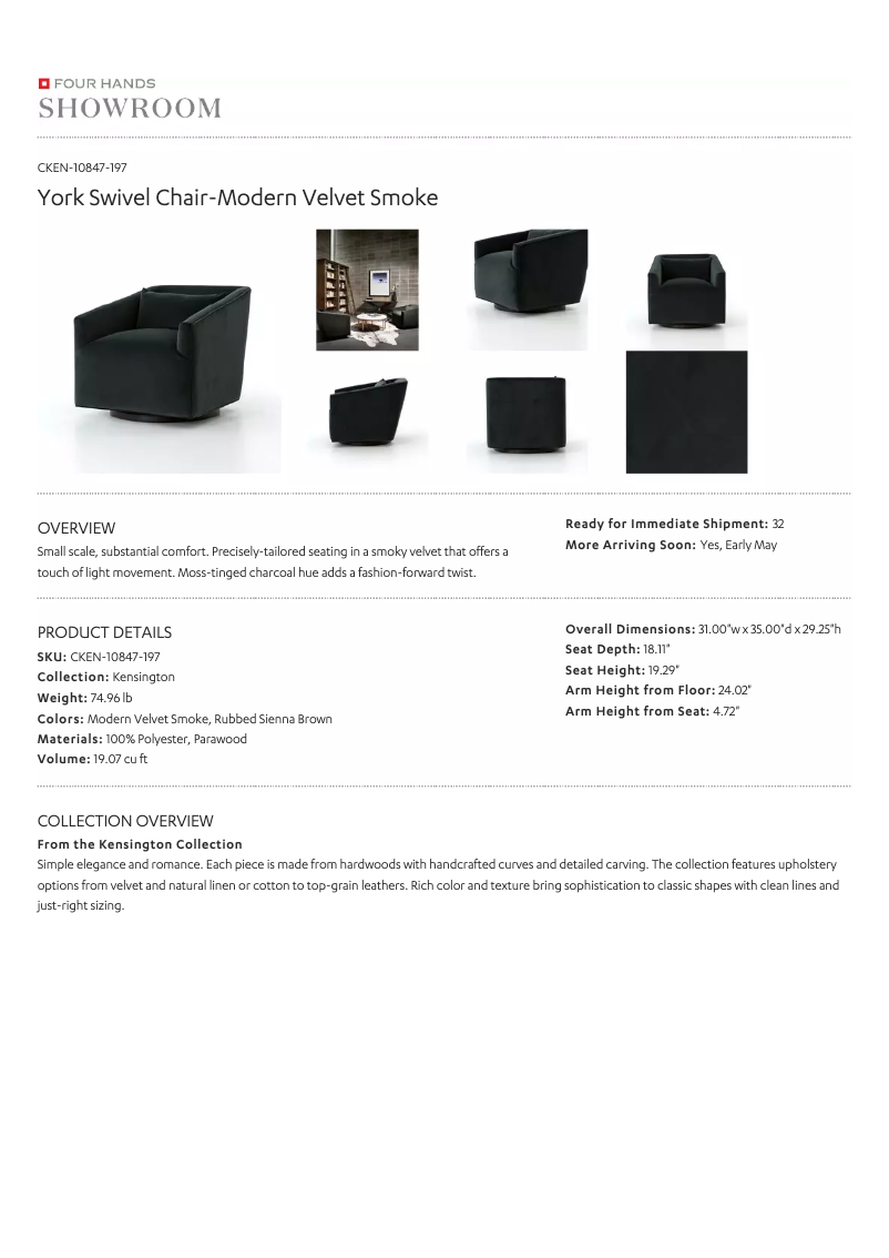 Page 1 of the manual User Manual Four Hands CKEN-10847-197